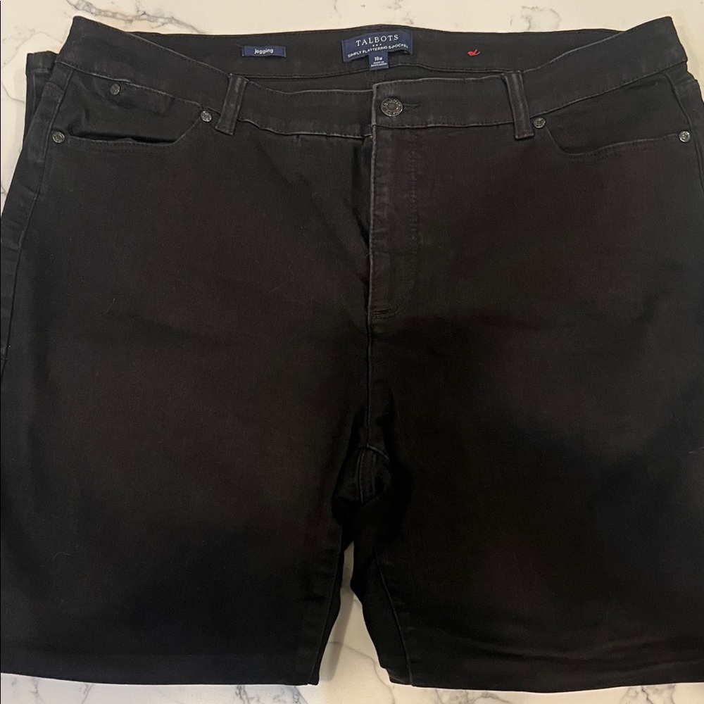 Talbots Woman’s black jegging style Jeans Size 18w